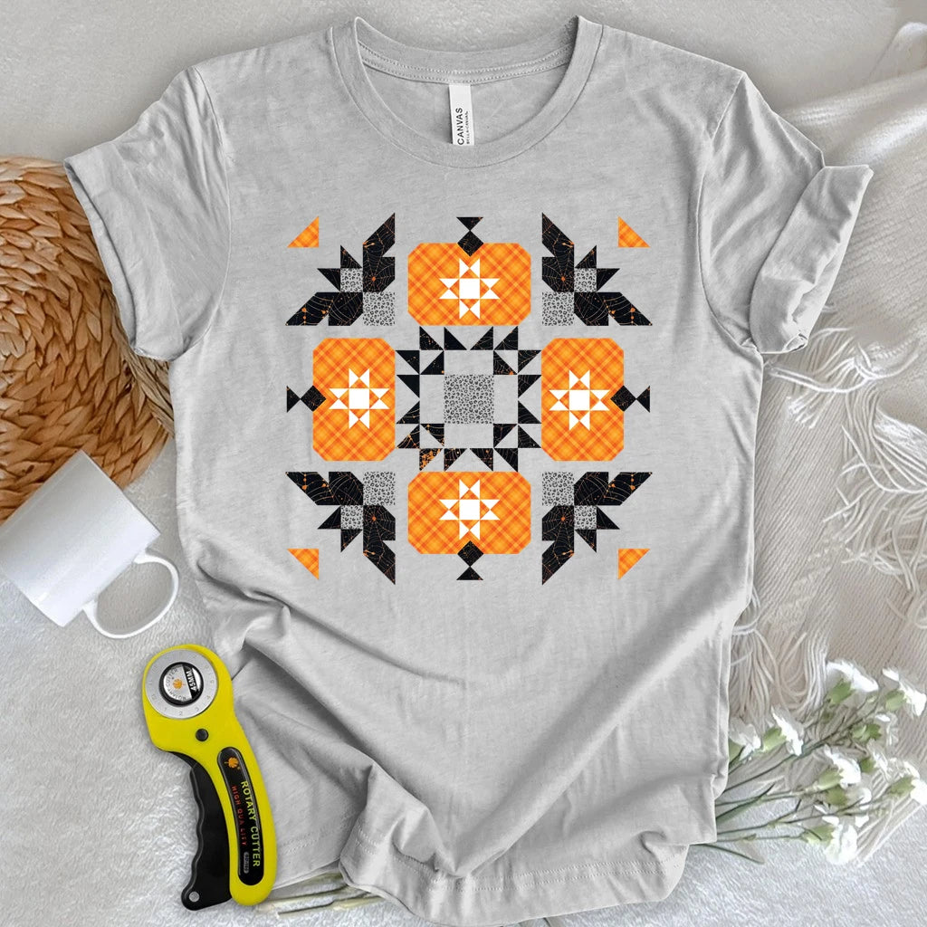 Halloween Patchwork Quilt T-shirt