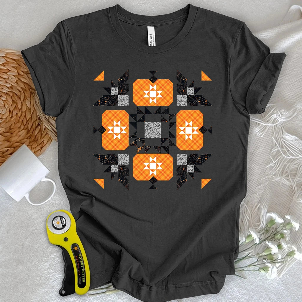 Halloween Patchwork Quilt T-shirt