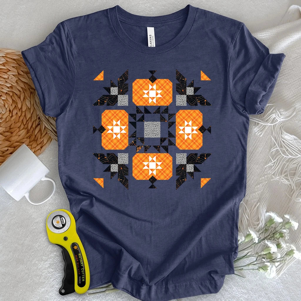 Halloween Patchwork Quilt T-shirt