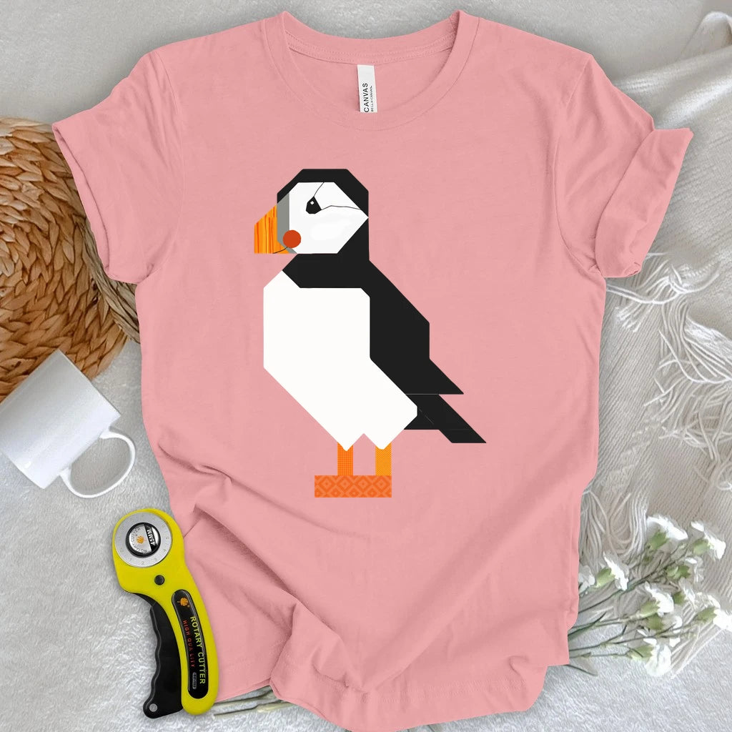 Patchwork Puffin T-shirt