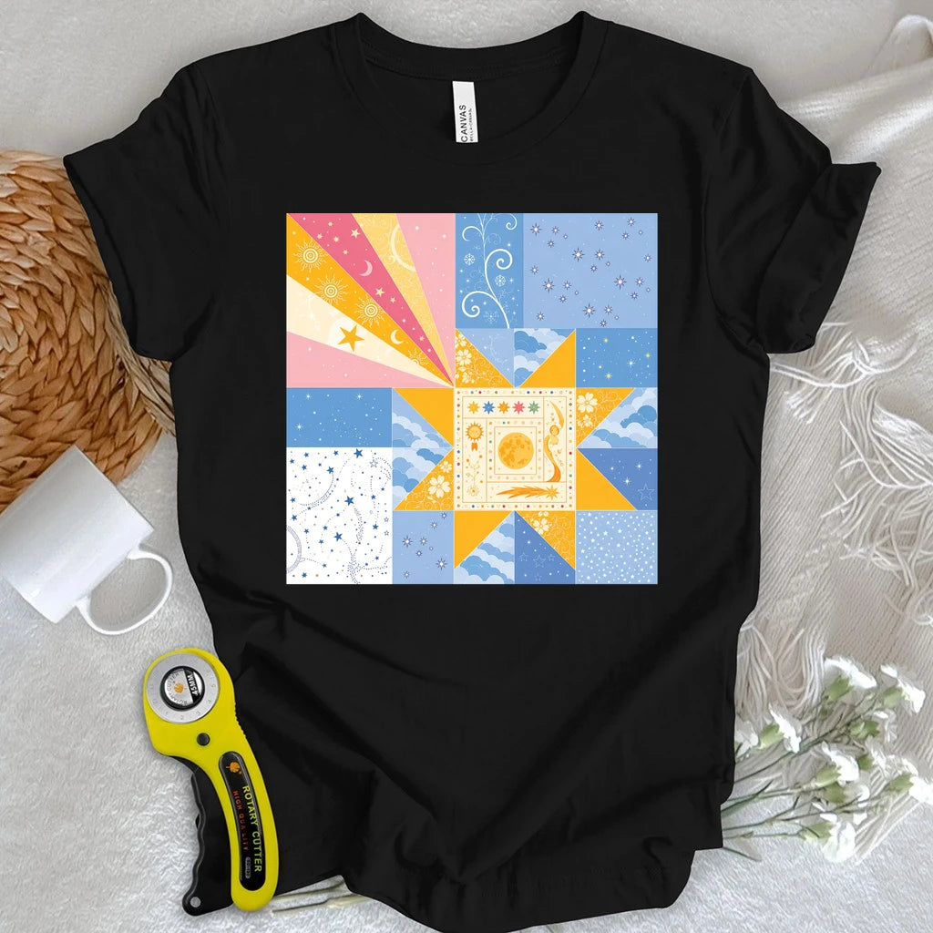 Celestial Patchwork T-shirt