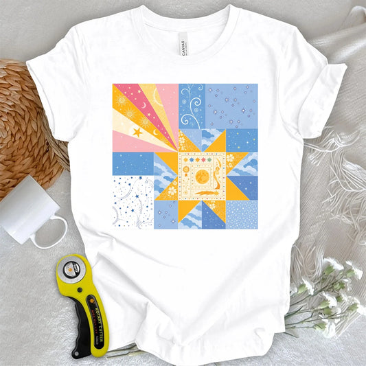 Celestial Patchwork T-shirt