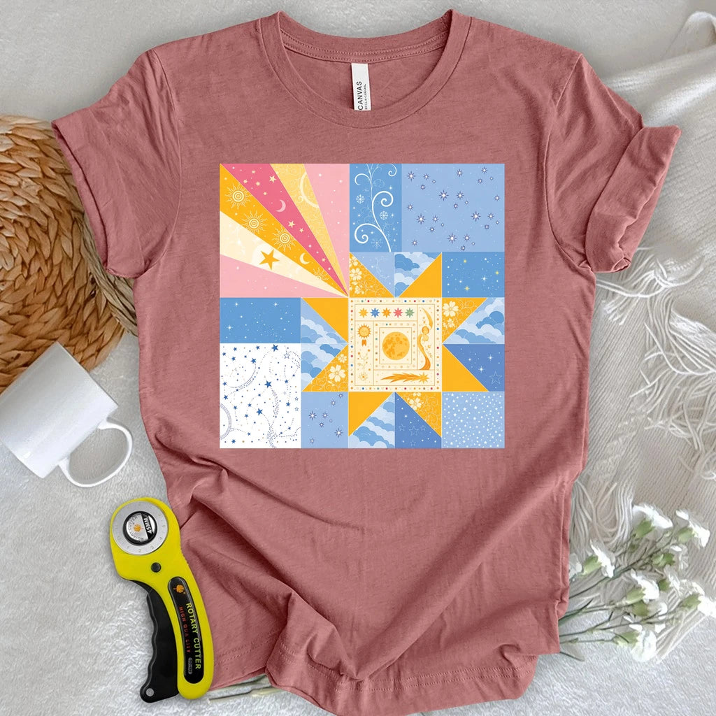 Celestial Patchwork T-shirt