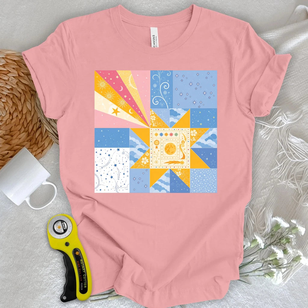 Celestial Patchwork T-shirt