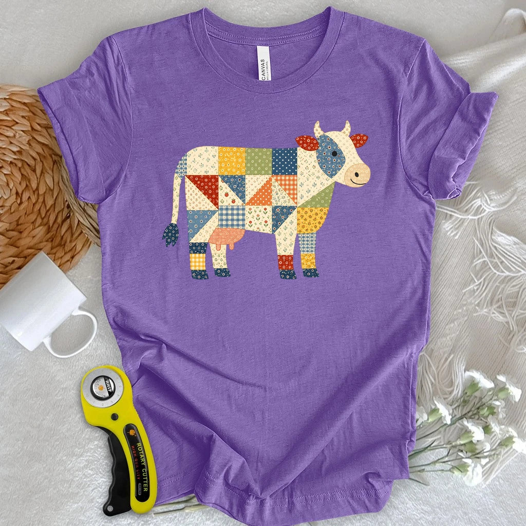 Patchwork Moo T-shirt