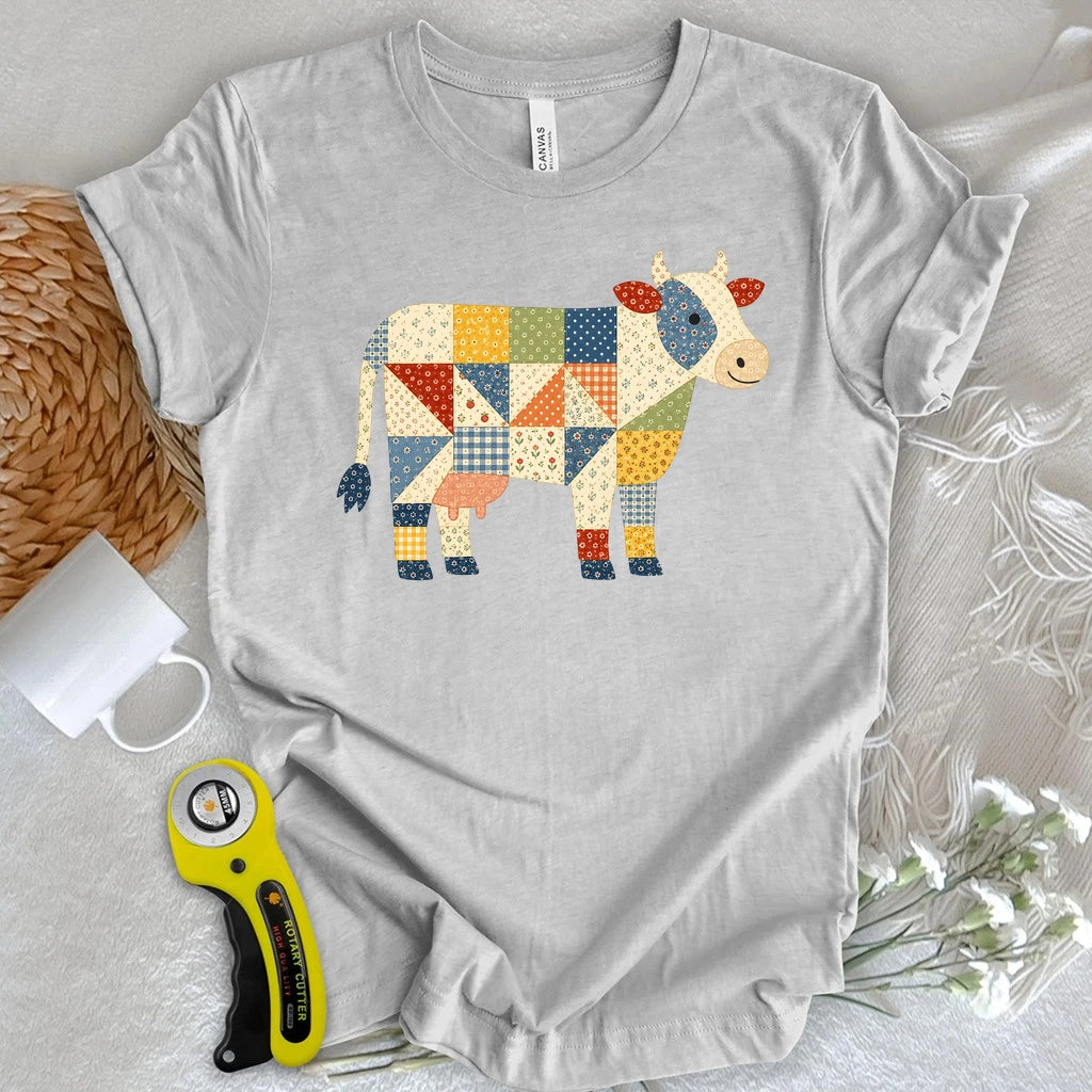 Patchwork Moo T-shirt