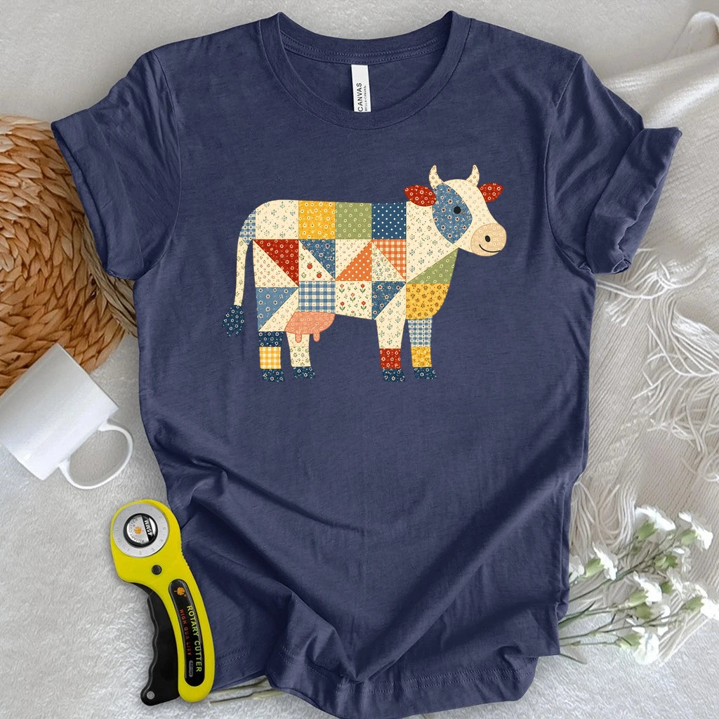 Patchwork Moo T-shirt