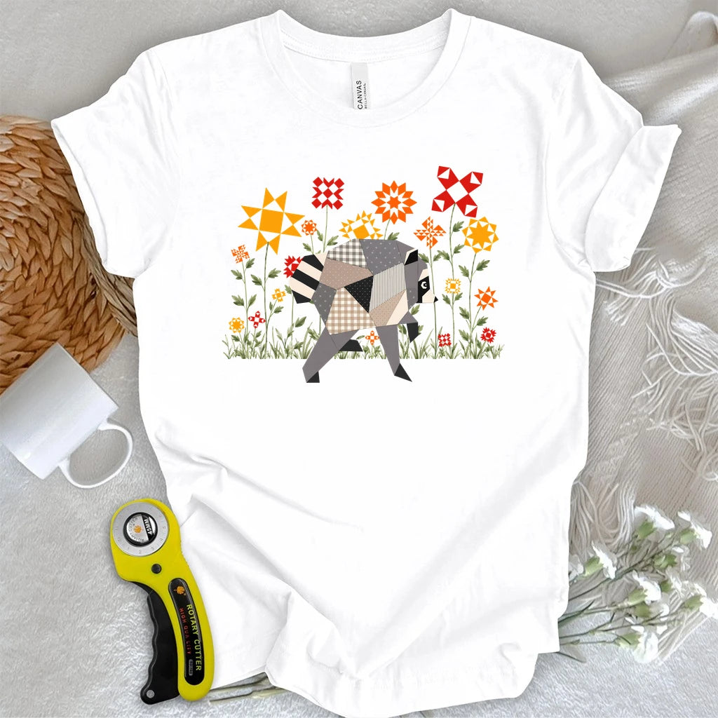 Jimothy in the Quilt Star Field T-shirt