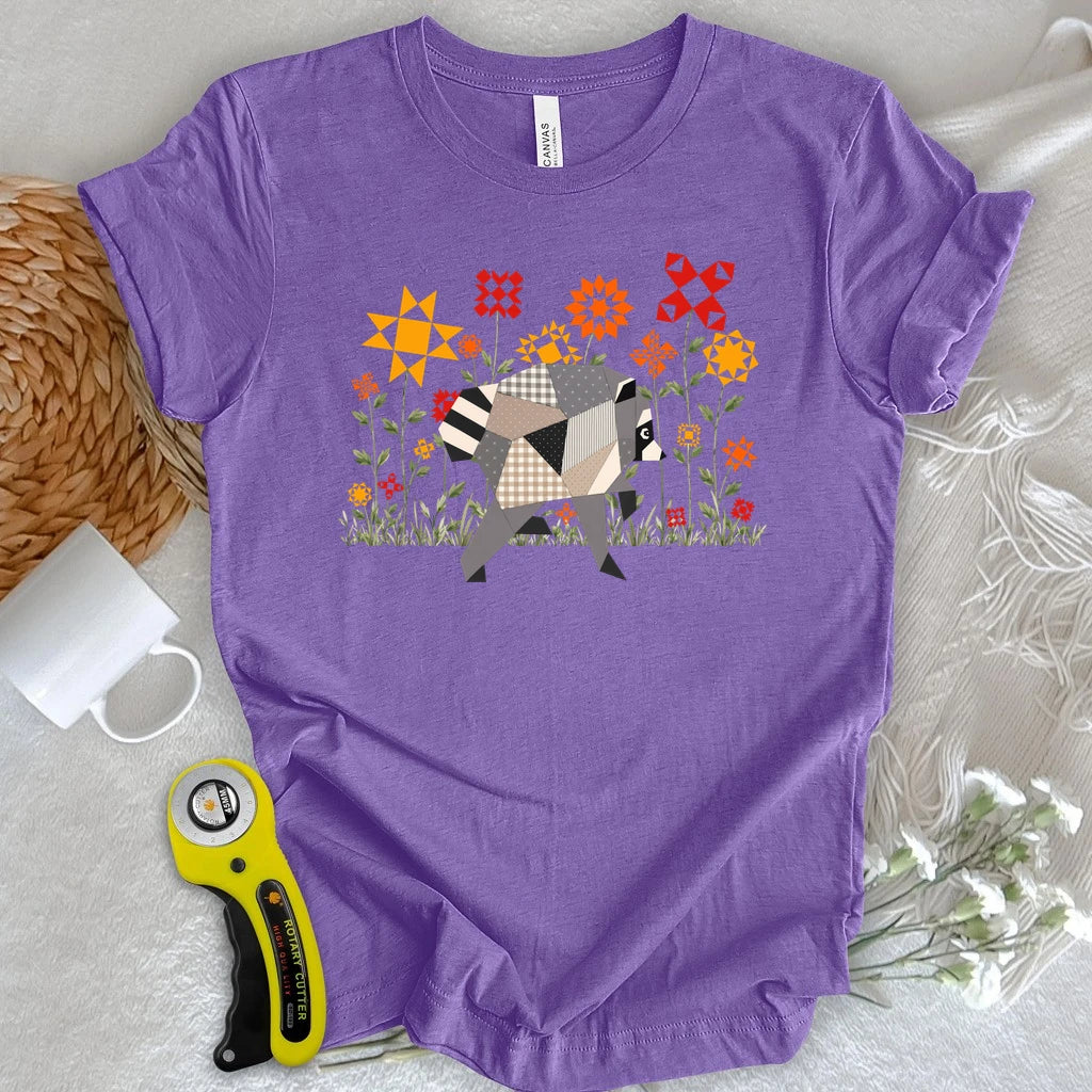 Jimothy in the Quilt Star Field T-shirt