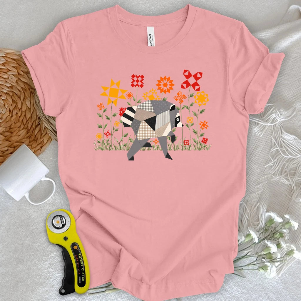 Jimothy in the Quilt Star Field T-shirt