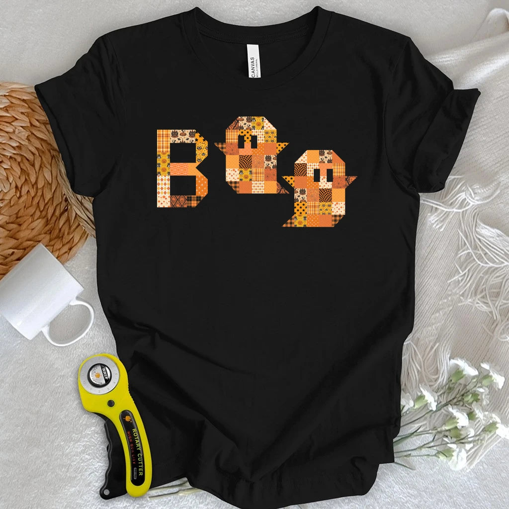 Patchwork Boo T-shirt