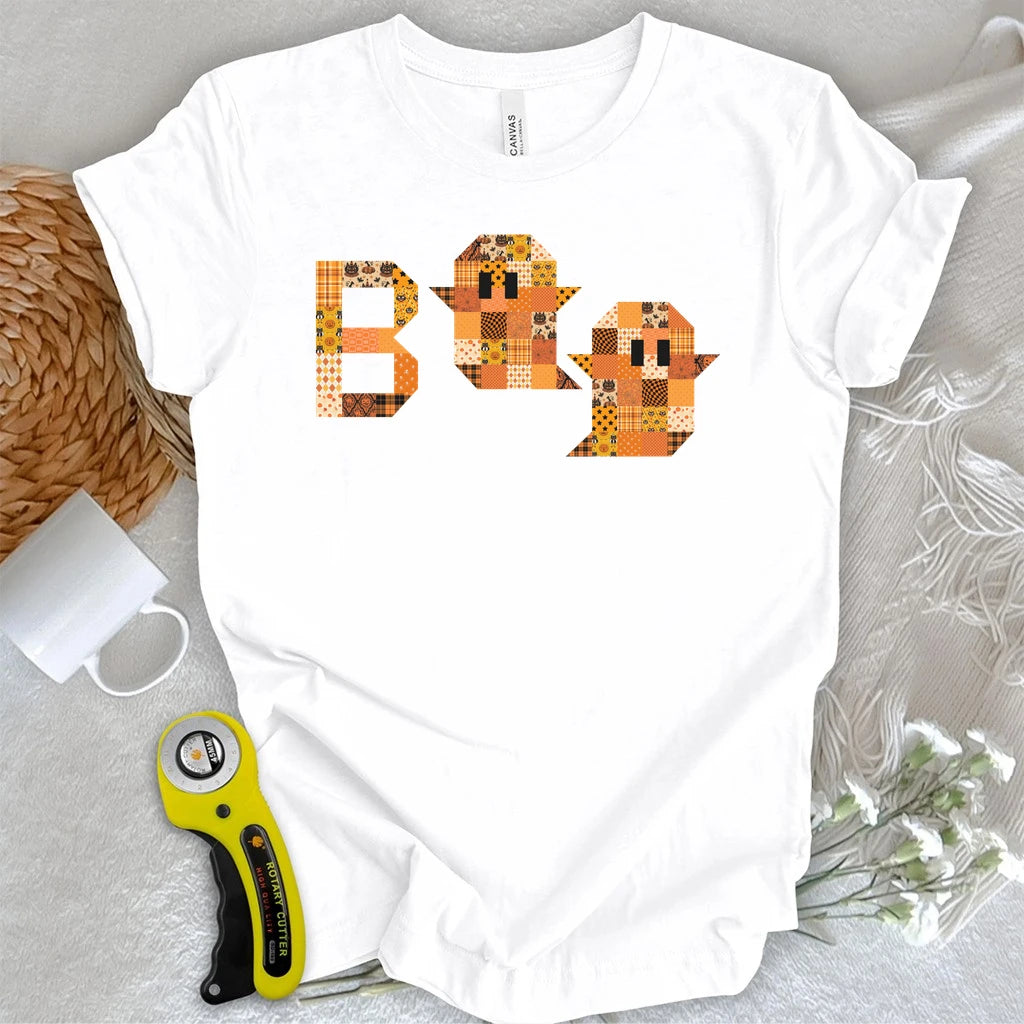 Patchwork Boo T-shirt