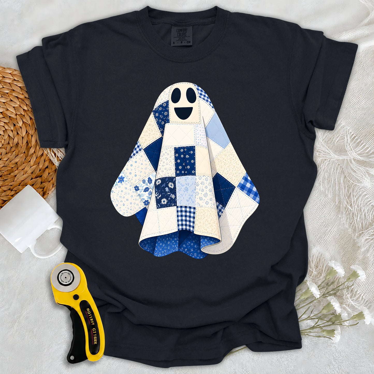 Comfort Colors The Little Quilted Ghost T-shirt