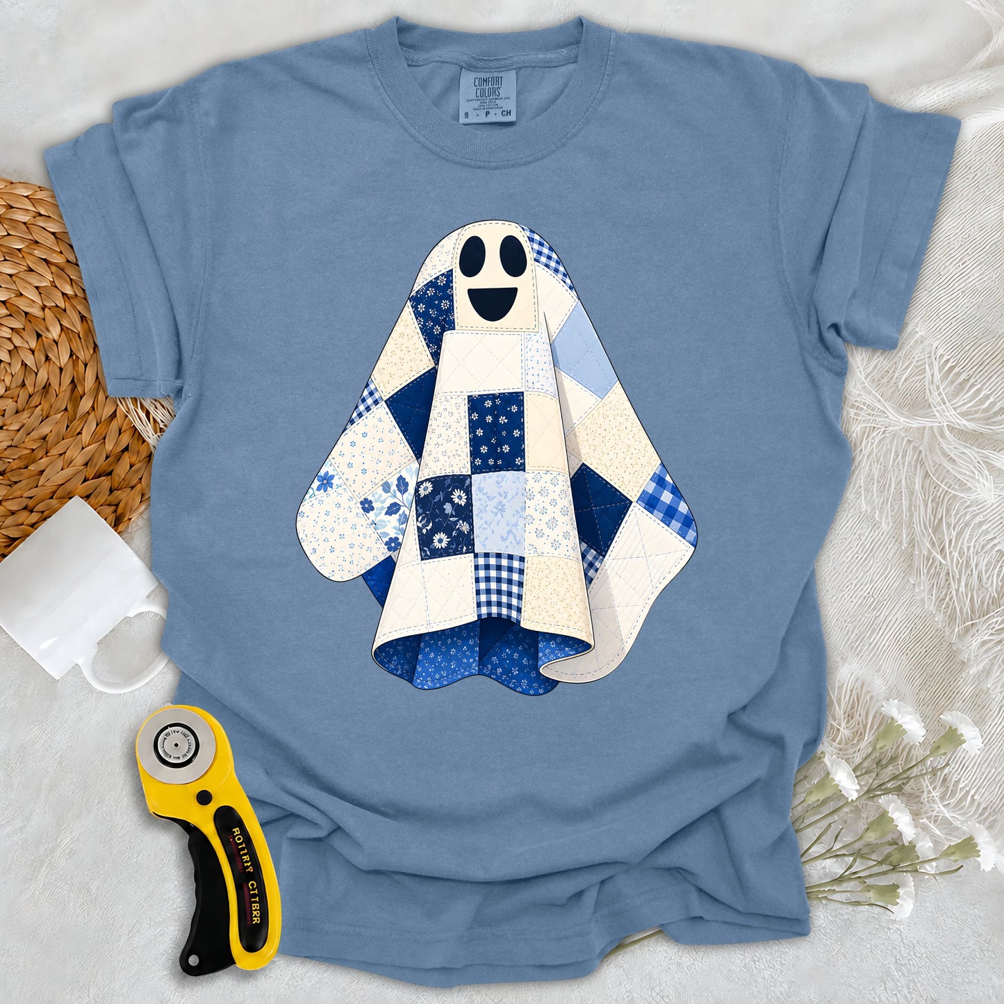 Comfort Colors The Little Quilted Ghost T-shirt