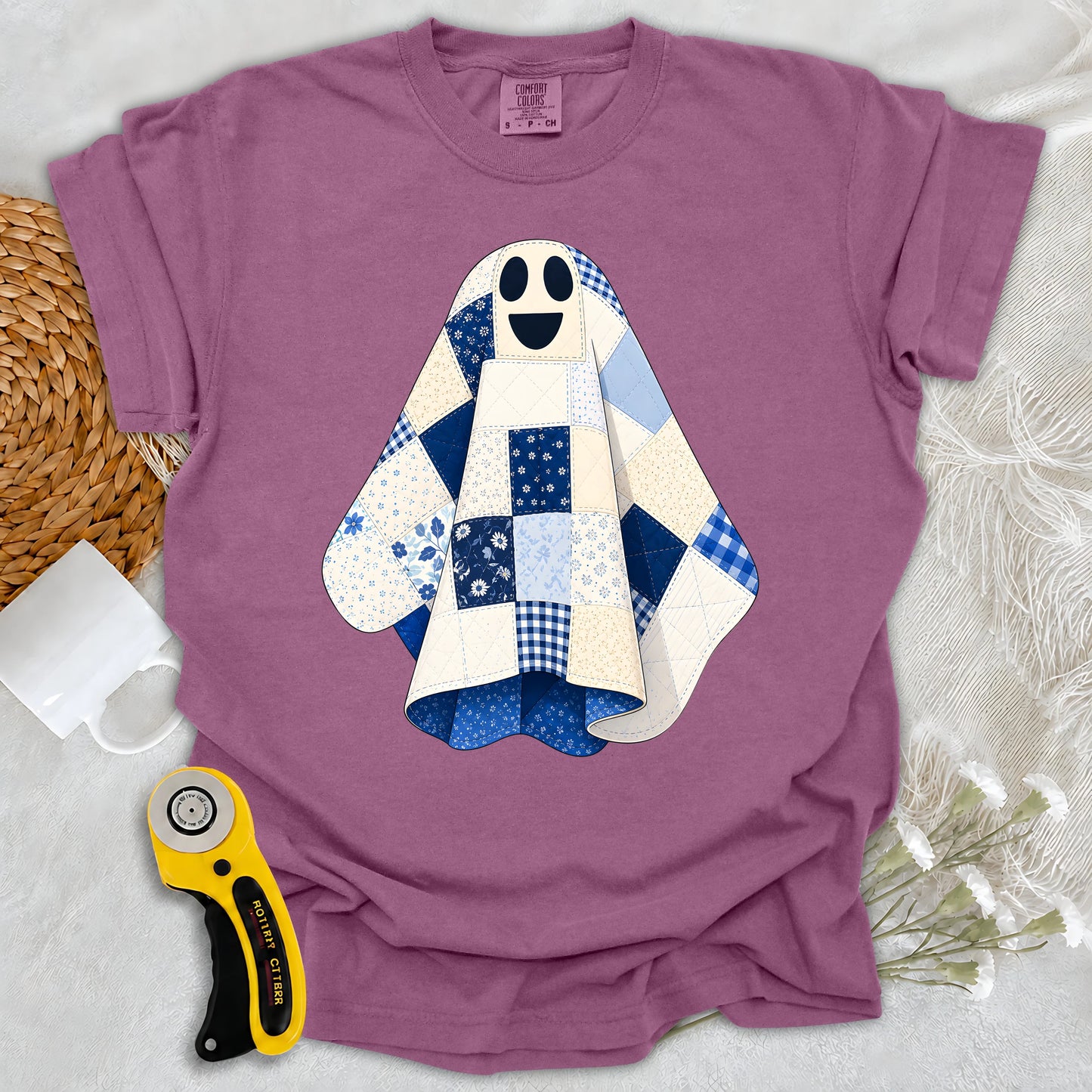 Comfort Colors The Little Quilted Ghost T-shirt