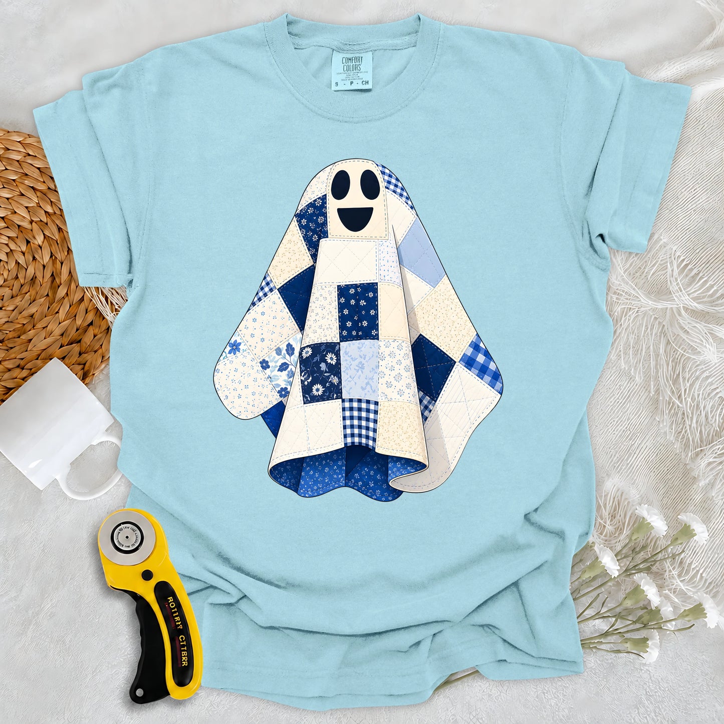 Comfort Colors The Little Quilted Ghost T-shirt