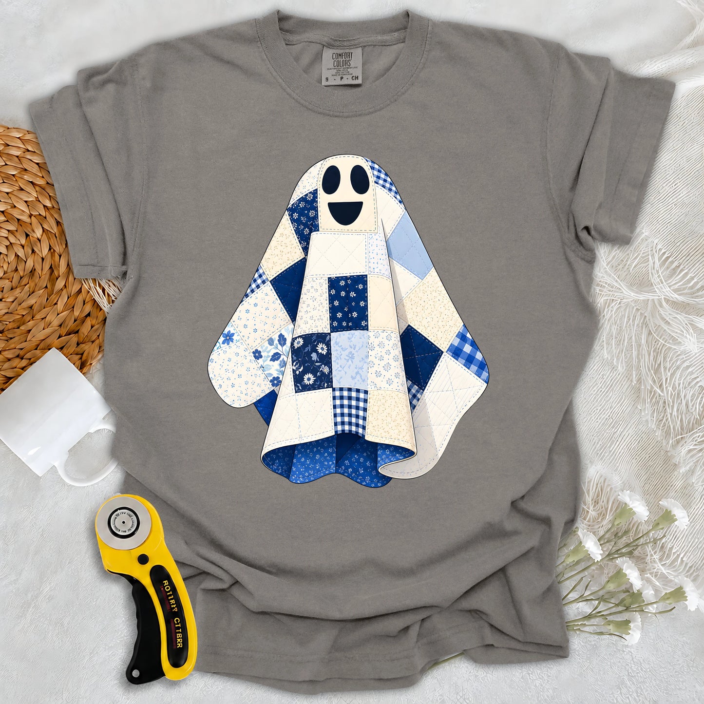 Comfort Colors The Little Quilted Ghost T-shirt