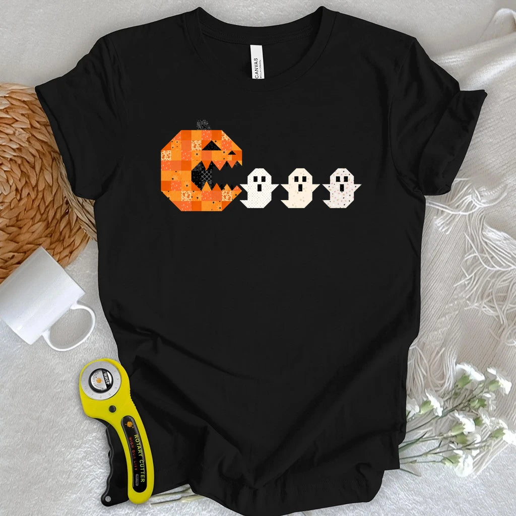 Spooky Patchwork Muncher T-shirt
