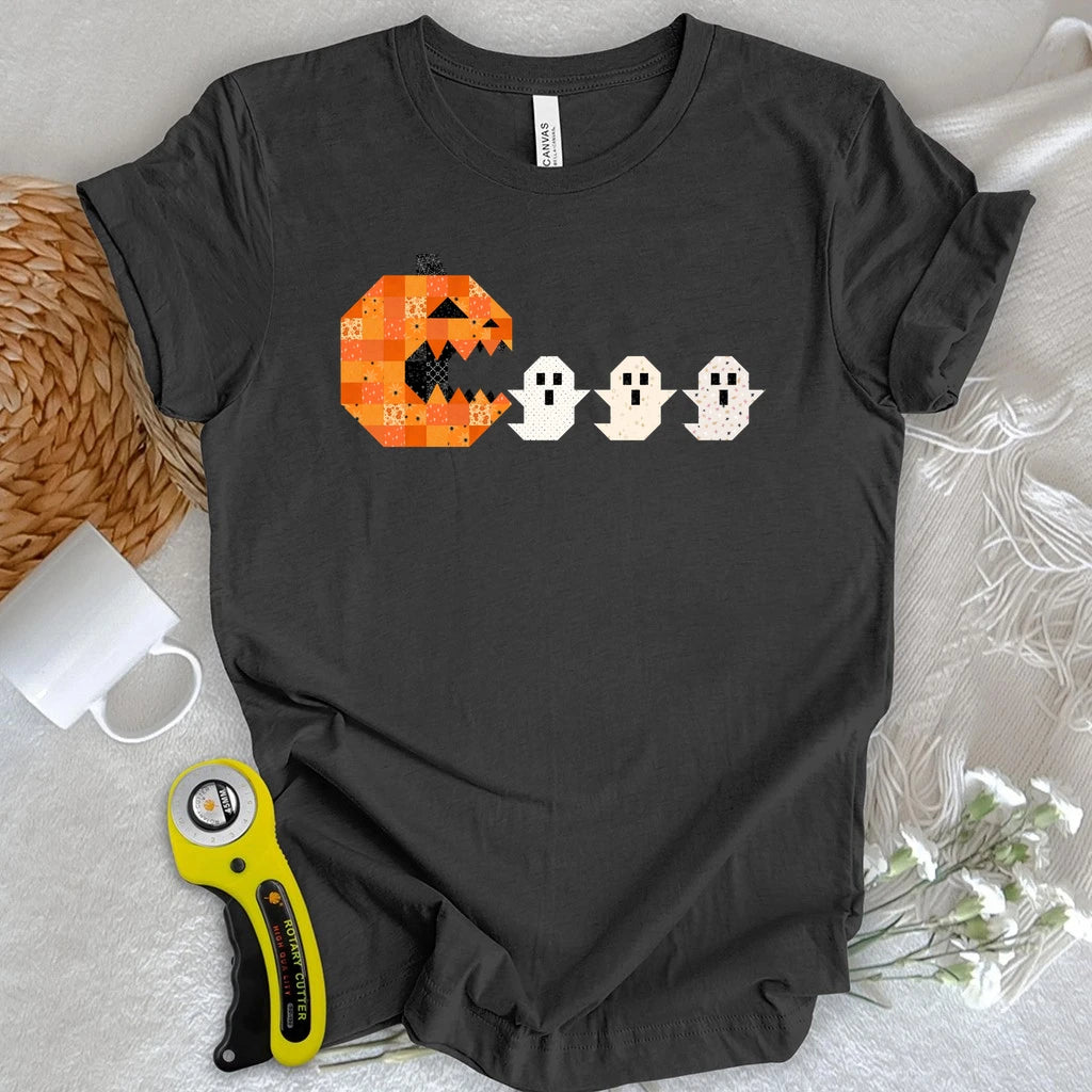 Spooky Patchwork Muncher T-shirt