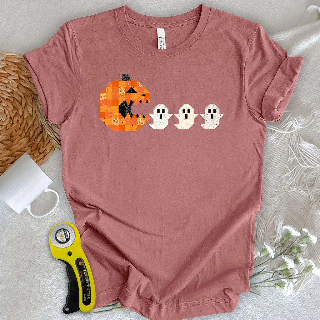 Spooky Patchwork Muncher T-shirt