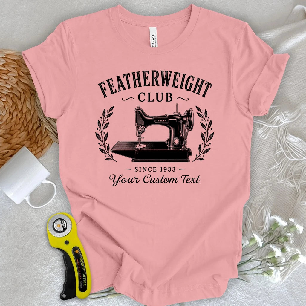 "Custom Name" Featherweight Club T-shirt