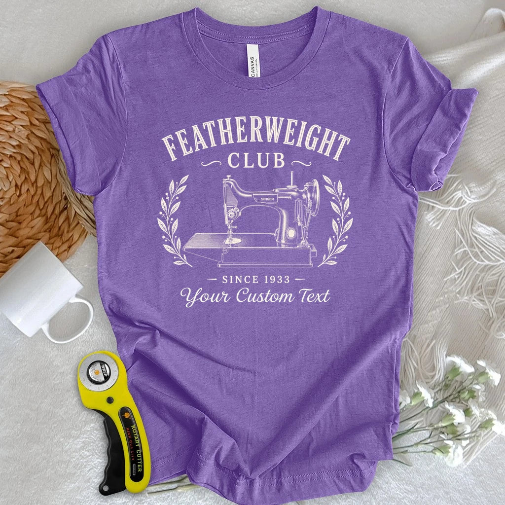 "Custom Name" Featherweight Club T-shirt
