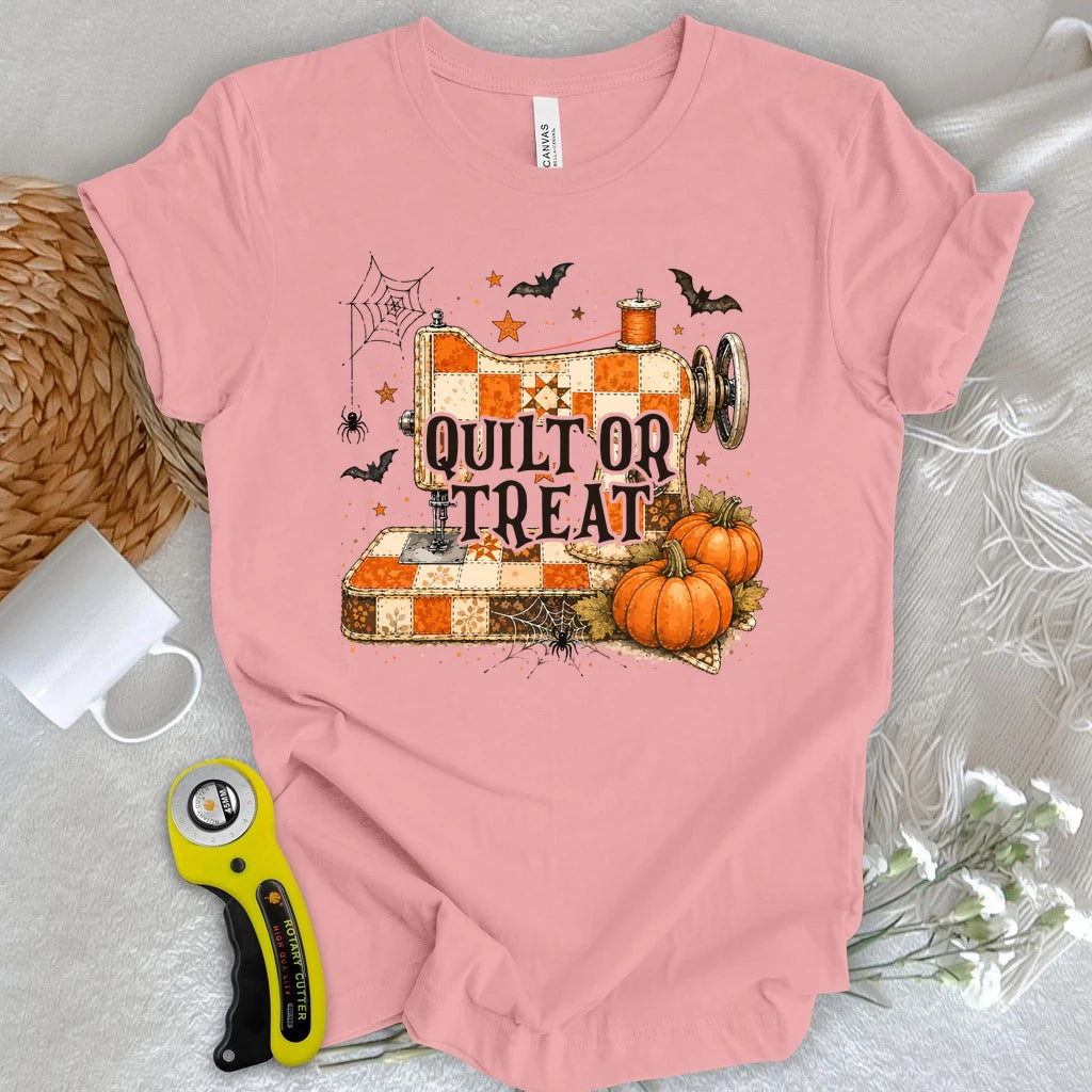 Quilt or Treat Patchwork T-shirt