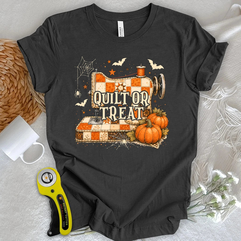 Quilt or Treat Patchwork T-shirt