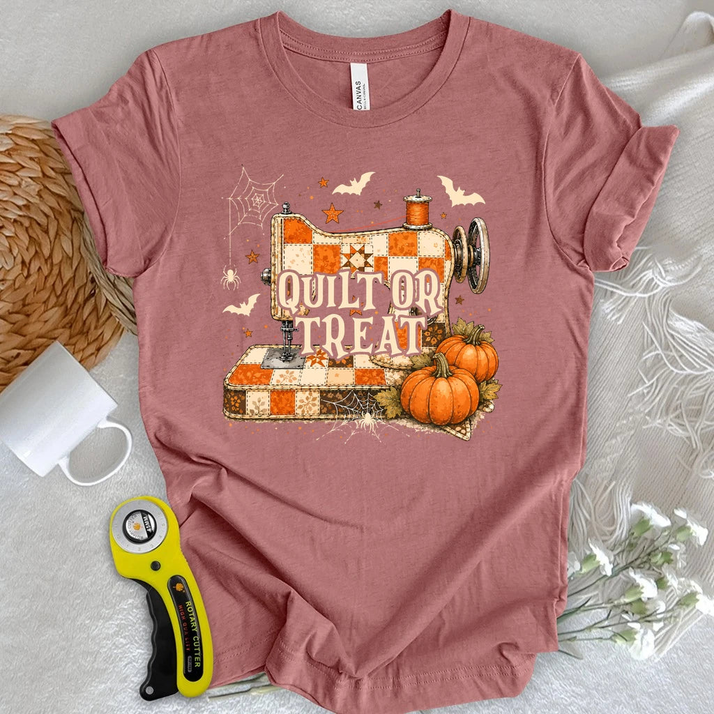 Quilt or Treat Patchwork T-shirt