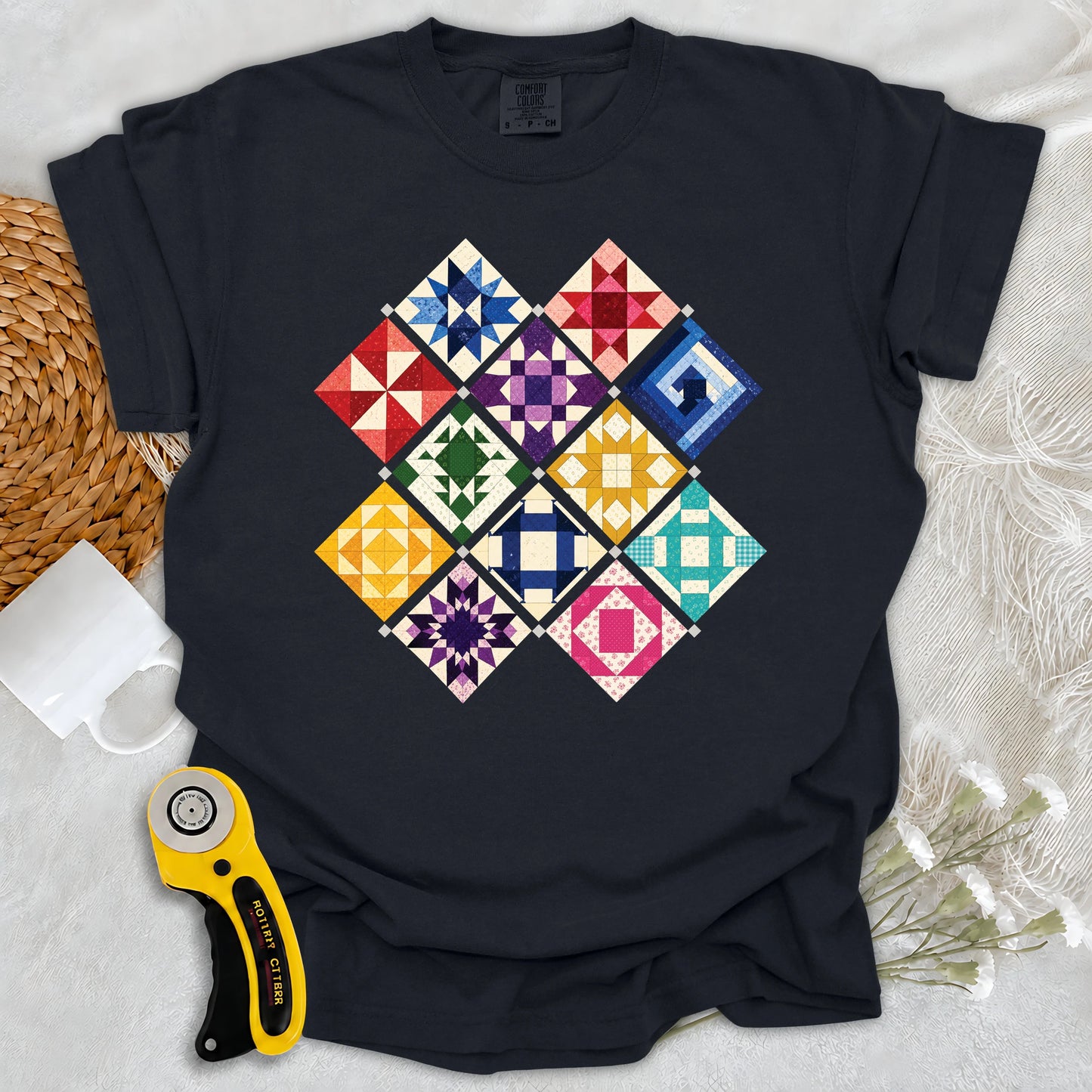 Comfort Colors Jewerly Patchwork T-shirt