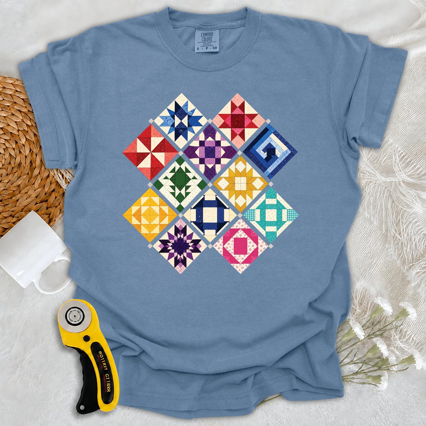 Comfort Colors Jewerly Patchwork T-shirt
