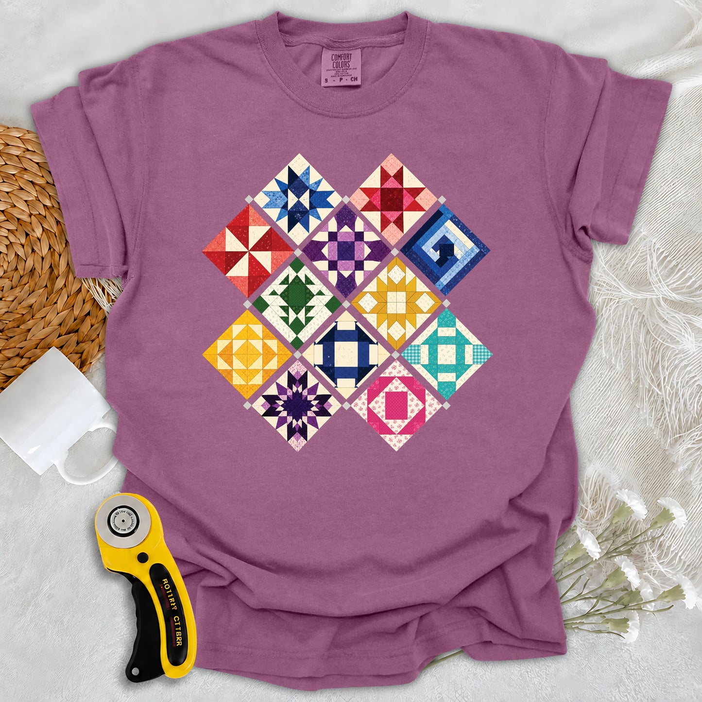Comfort Colors Jewerly Patchwork T-shirt