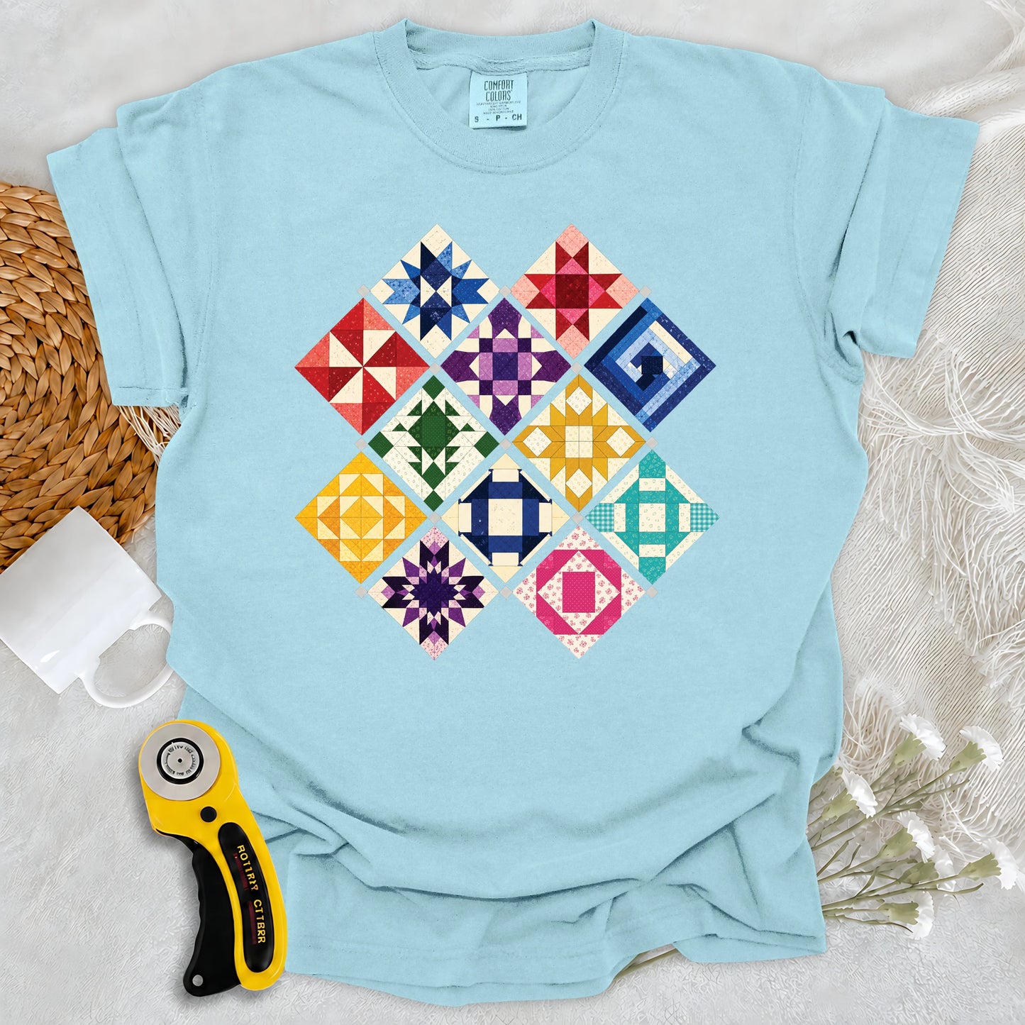Comfort Colors Jewerly Patchwork T-shirt