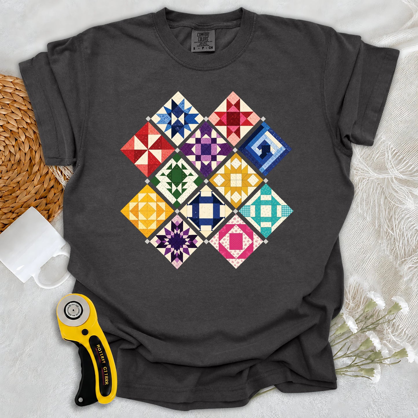 Comfort Colors Jewerly Patchwork T-shirt