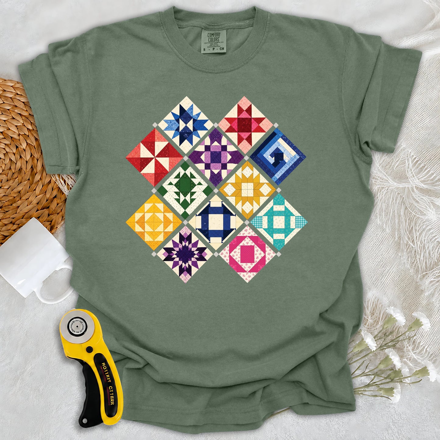 Comfort Colors Jewerly Patchwork T-shirt