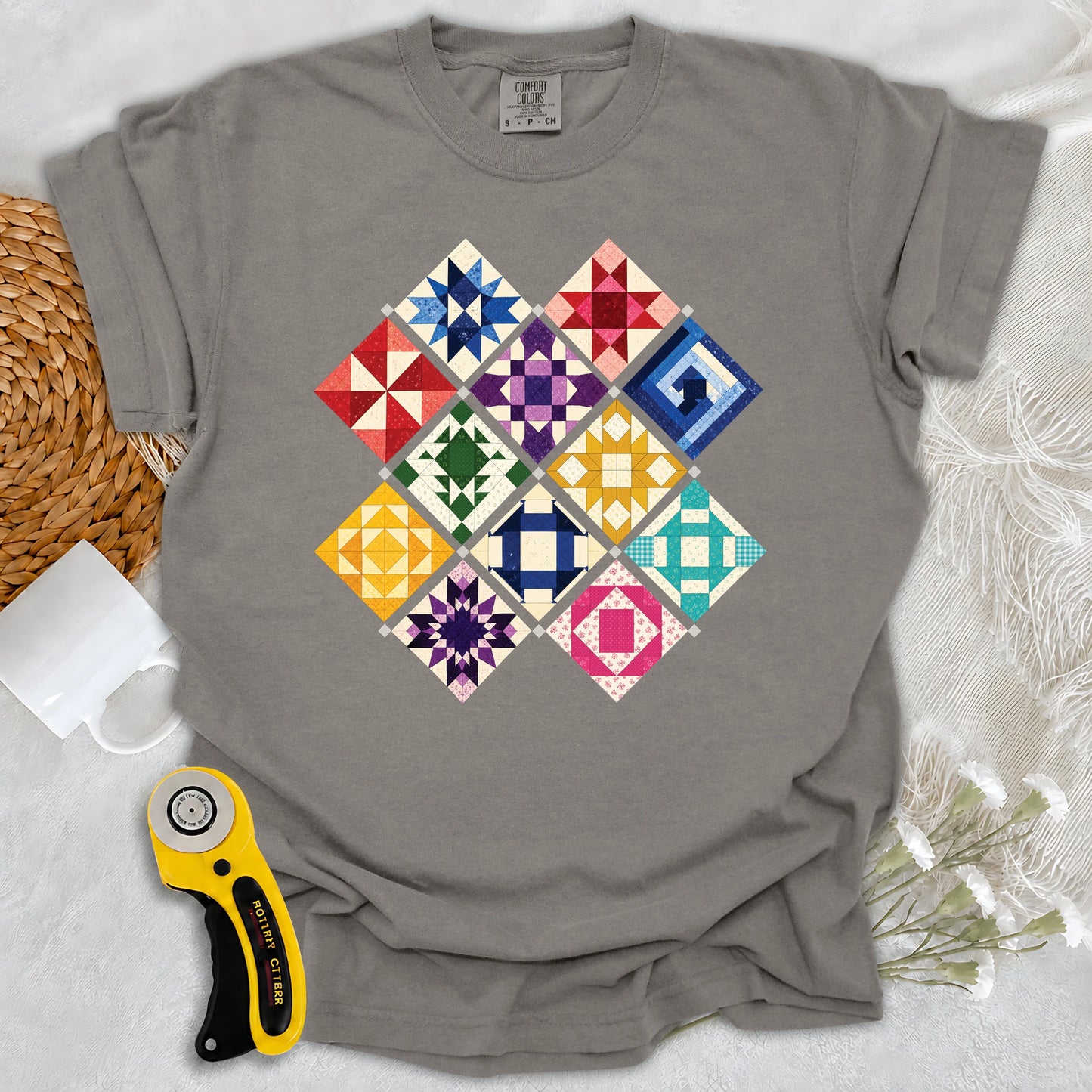 Comfort Colors Jewerly Patchwork T-shirt