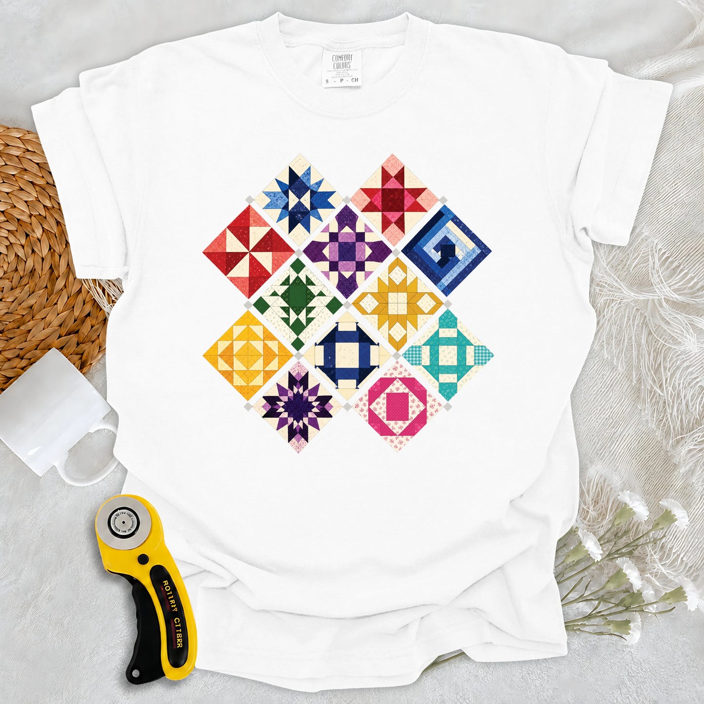 Comfort Colors Jewerly Patchwork T-shirt