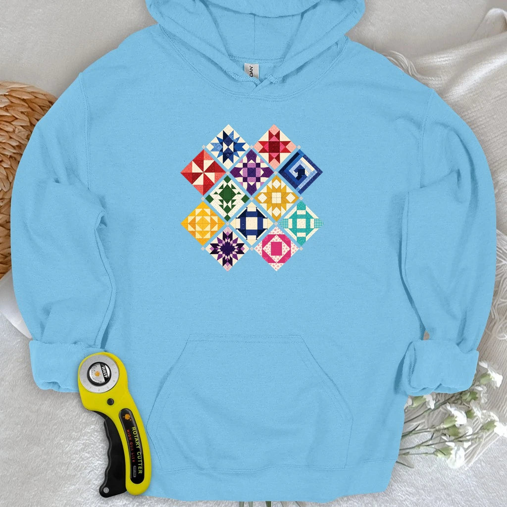 Jewerly Patchwork Hoodie