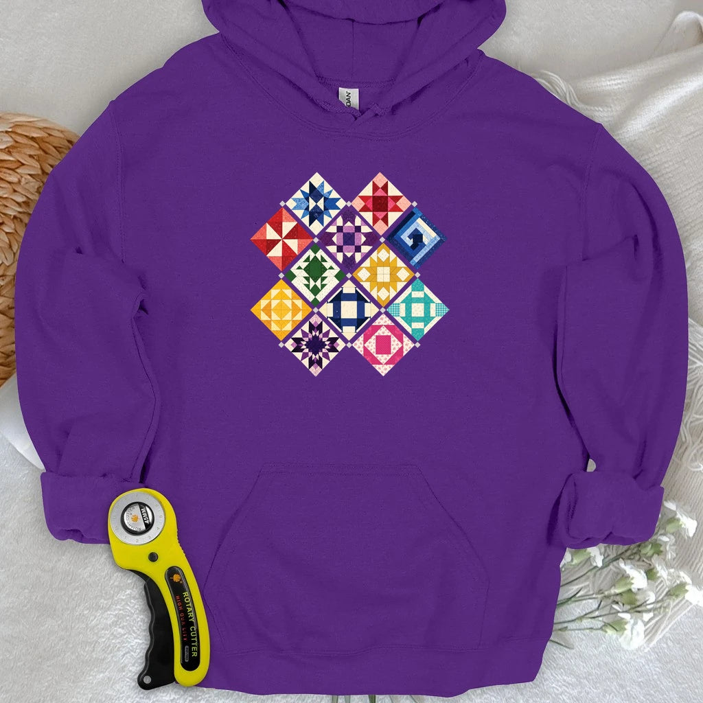 Jewerly Patchwork Hoodie