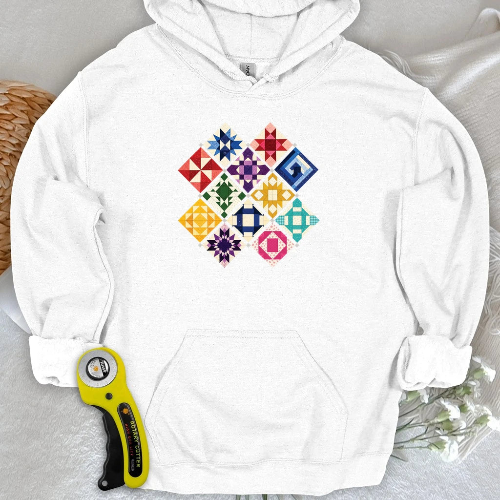 Jewerly Patchwork Hoodie