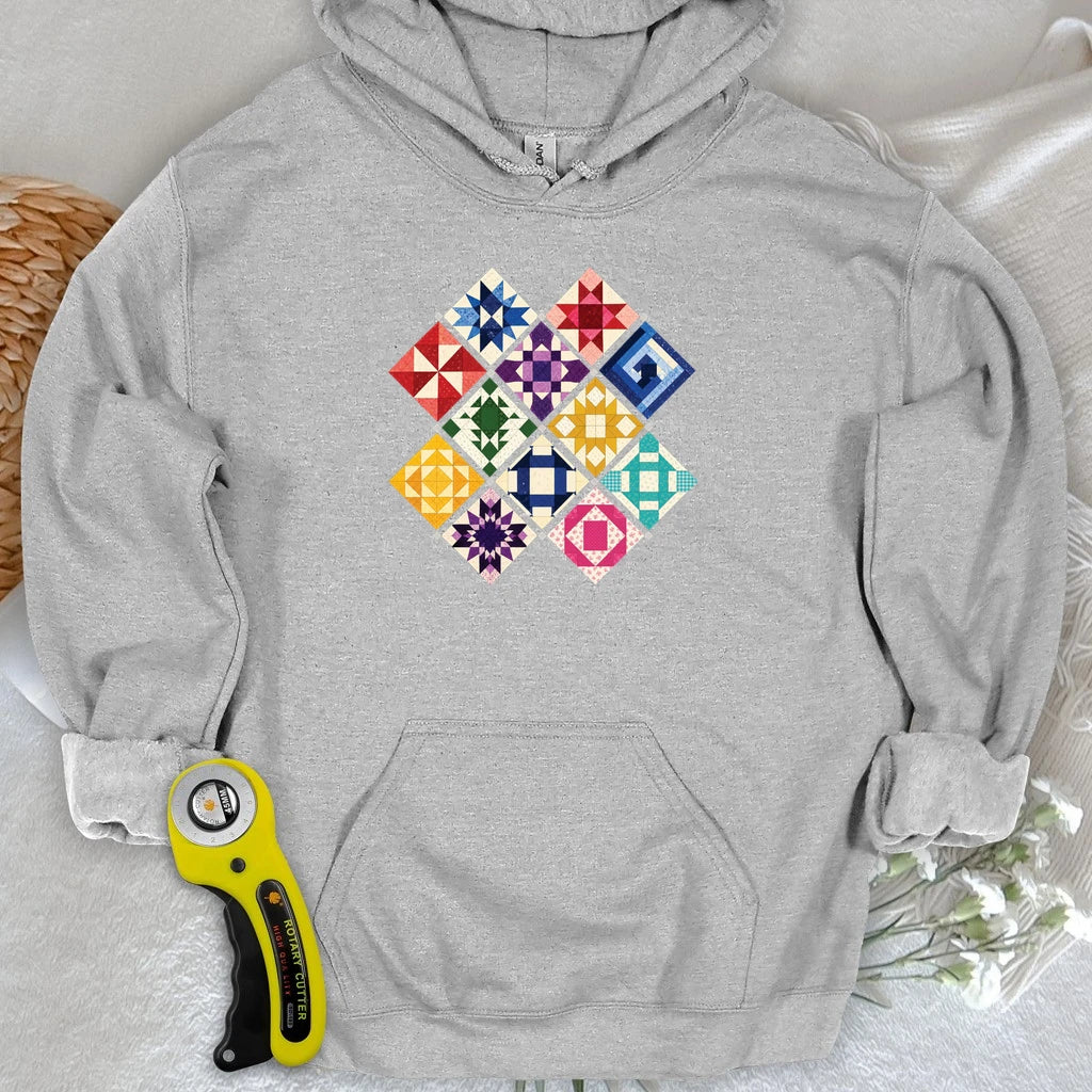 Jewerly Patchwork Hoodie