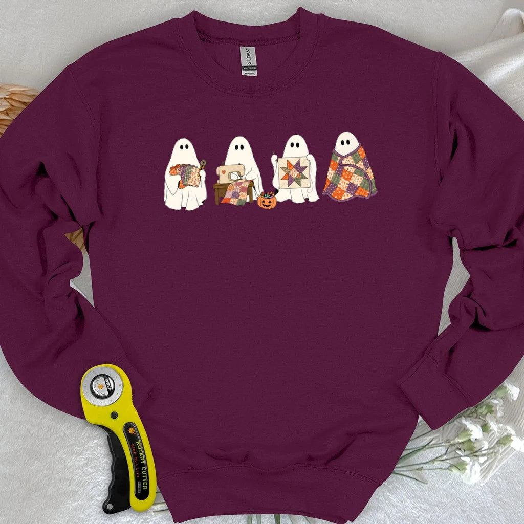 Ghostly Quilt Club Sweatshirt
