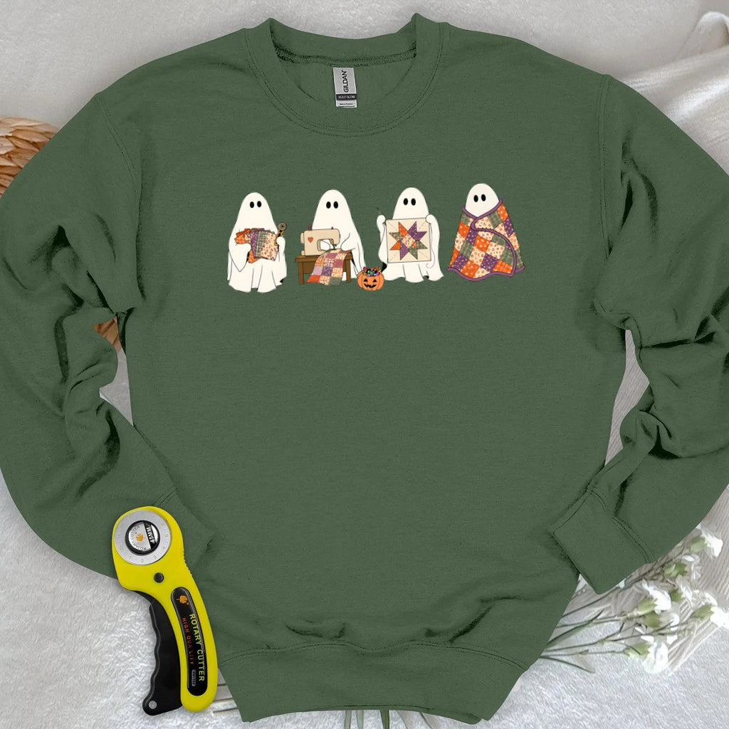 Ghostly Quilt Club Sweatshirt