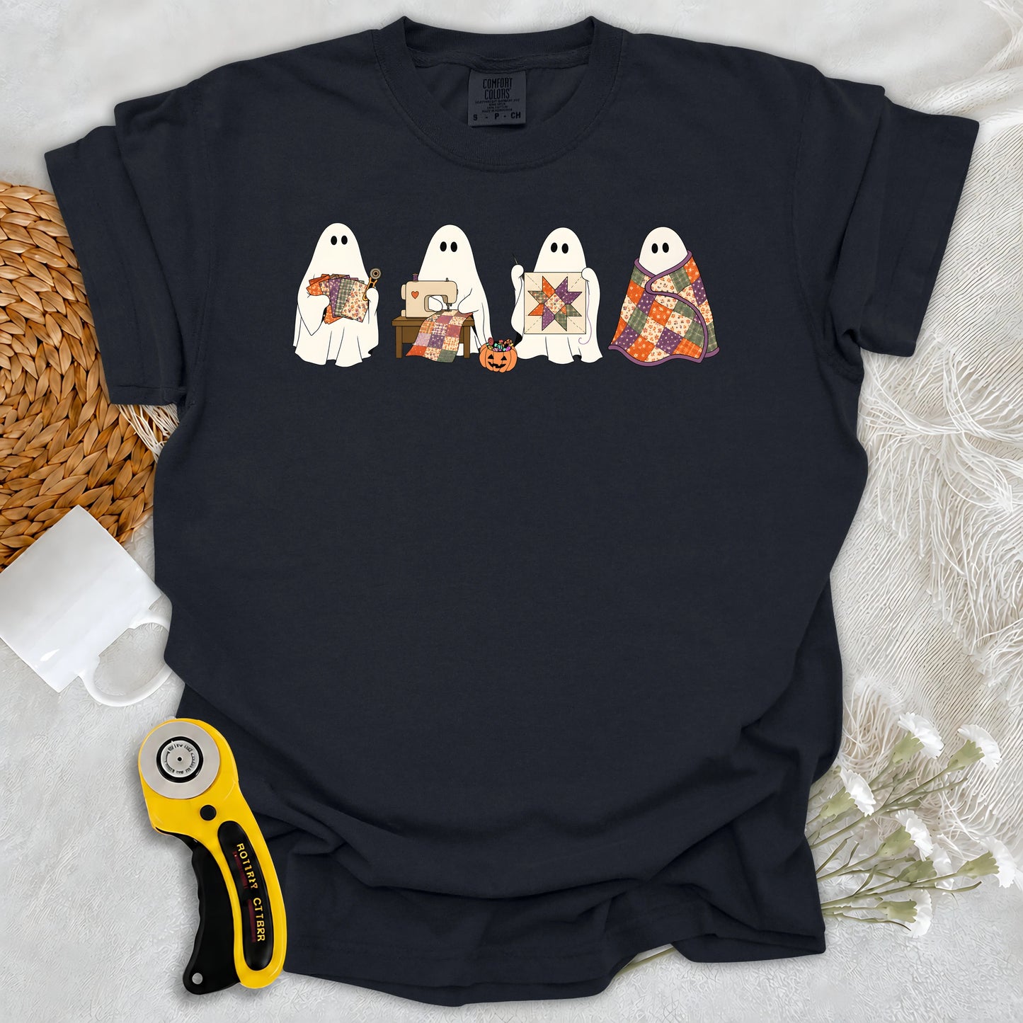 Comfort Colors Ghostly Quilt Club T-shirt