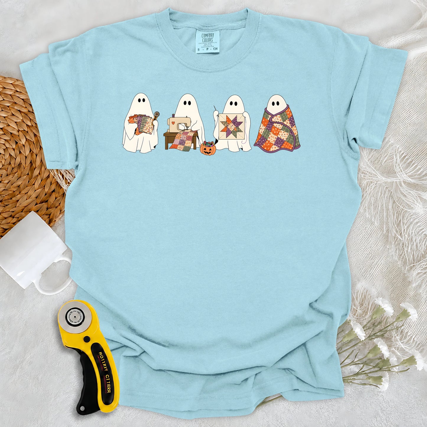 Comfort Colors Ghostly Quilt Club T-shirt