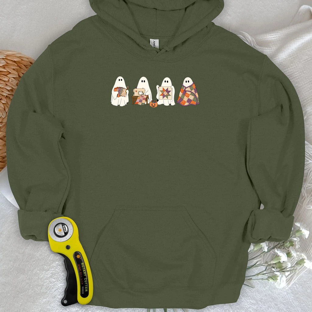 Ghostly Quilt Club Hoodie