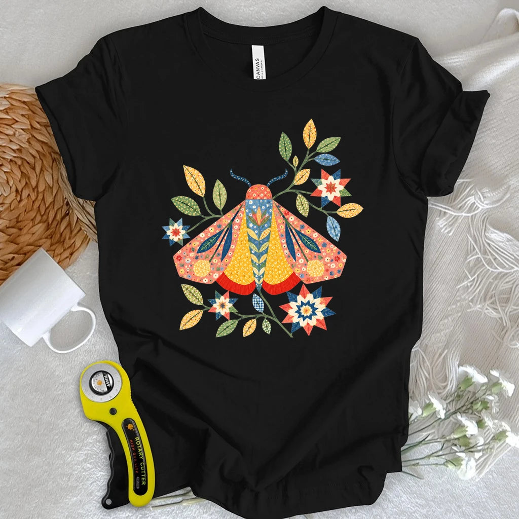 Moth Patchwork T-shirt