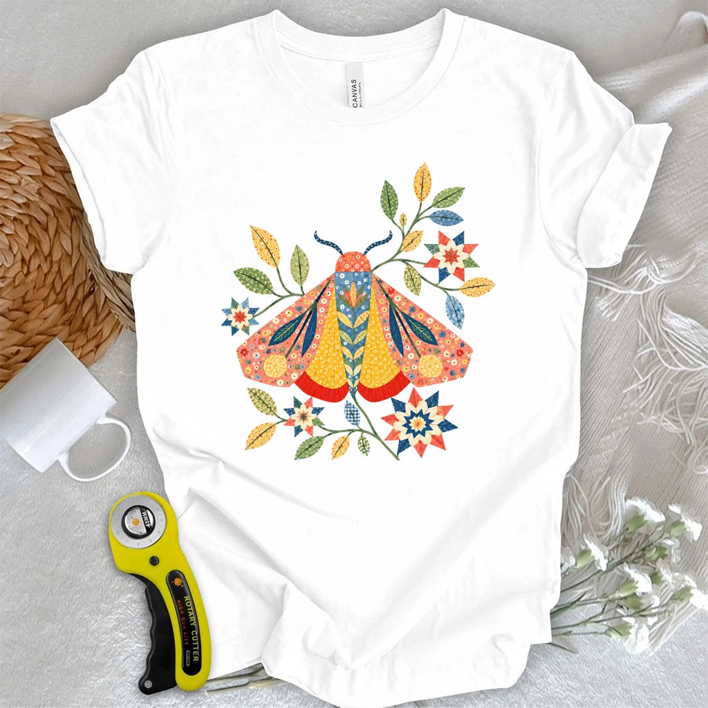Moth Patchwork T-shirt