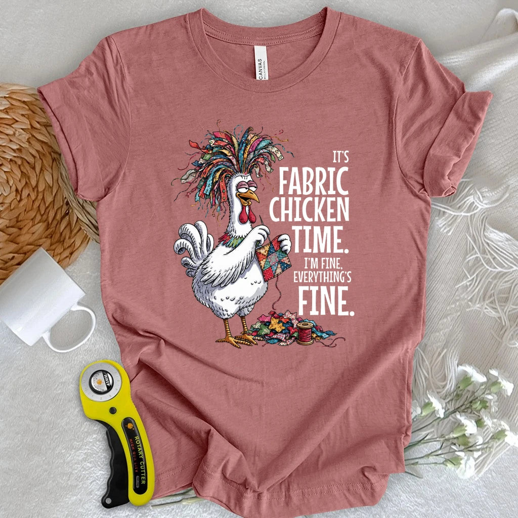 Fabric Chicken Time T-shirt