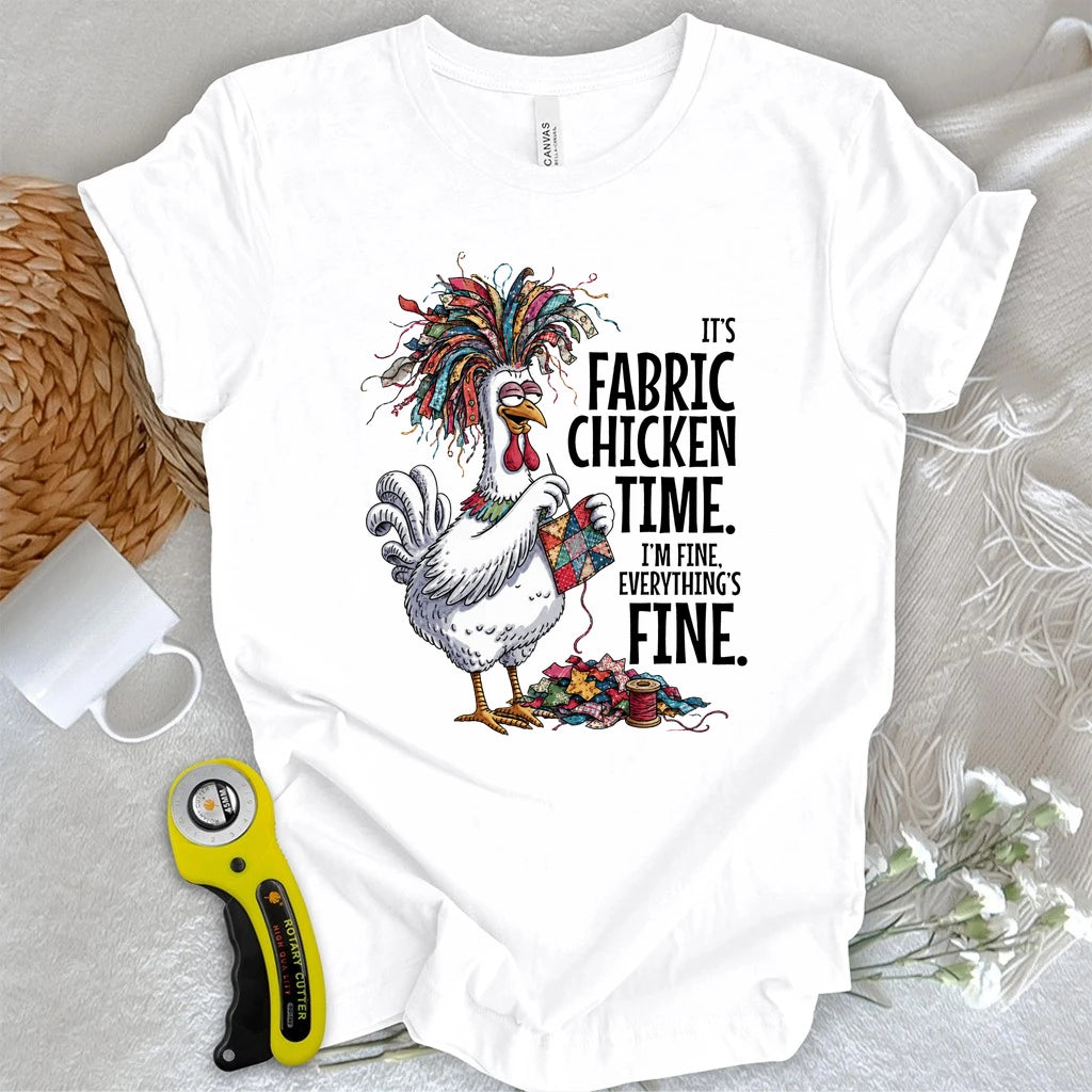 Fabric Chicken Time T-shirt